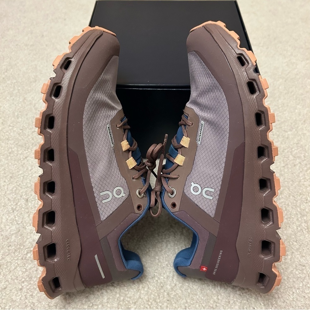 On Cloudvista Waterproof in Zinc/Grape Size 7 - Picture 8 of 13